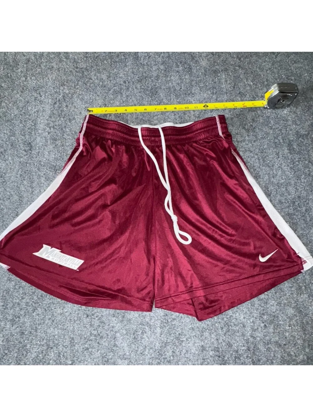 Nike Manhattanville Softball Athletic Mesh Shorts Womens XL Vtg y2k 90s Rare